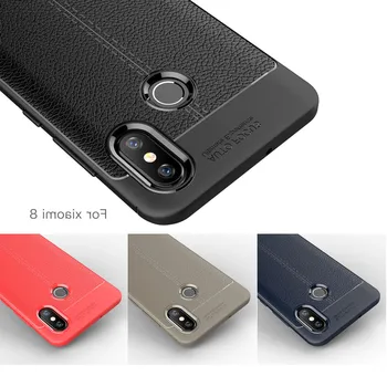 

For Xiaomi8 Se Explorer Case Cover Classic Litchi Tpu Ultra Slim Soft Silicon Protective Full Protection Drop Resistance For Mi8