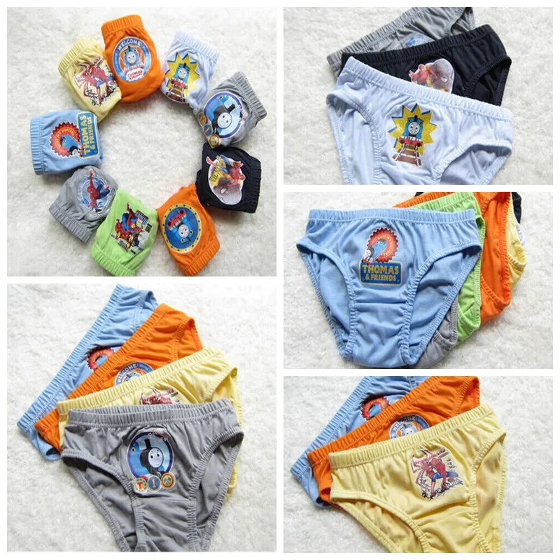 18pcs/lot Cartoon Character Underewears Kids Underwear Baby Boy's Brief