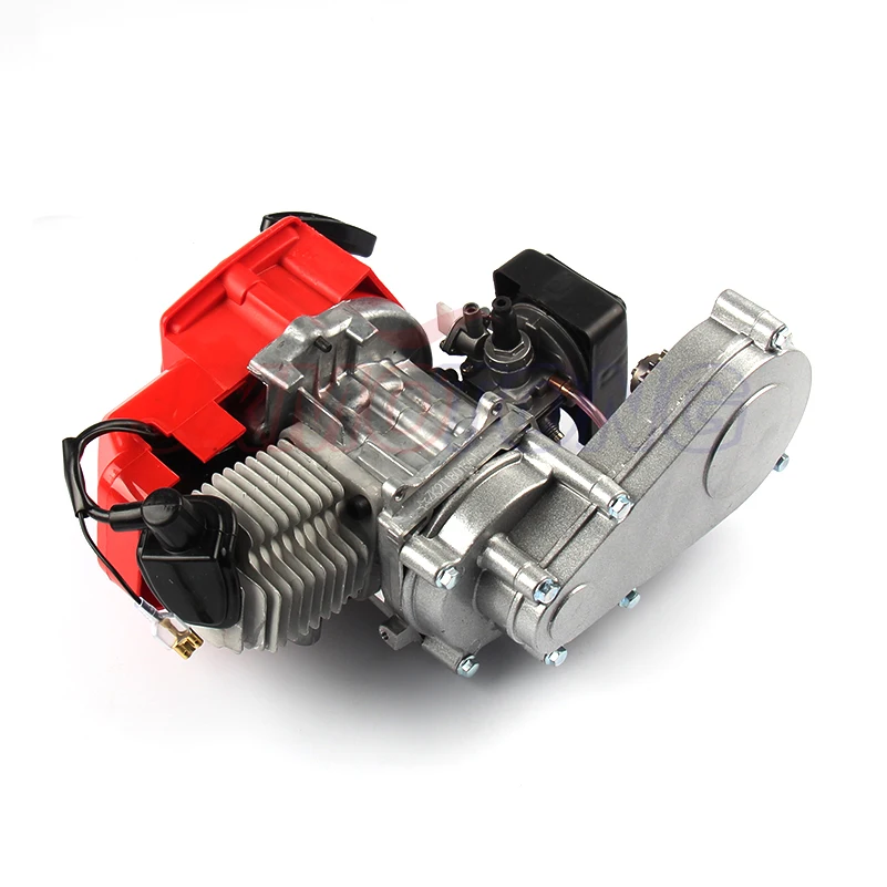 Motor de arranque de 2 tiempos 49cc con transmisión para Mini bicicleta de bolsillo ATV