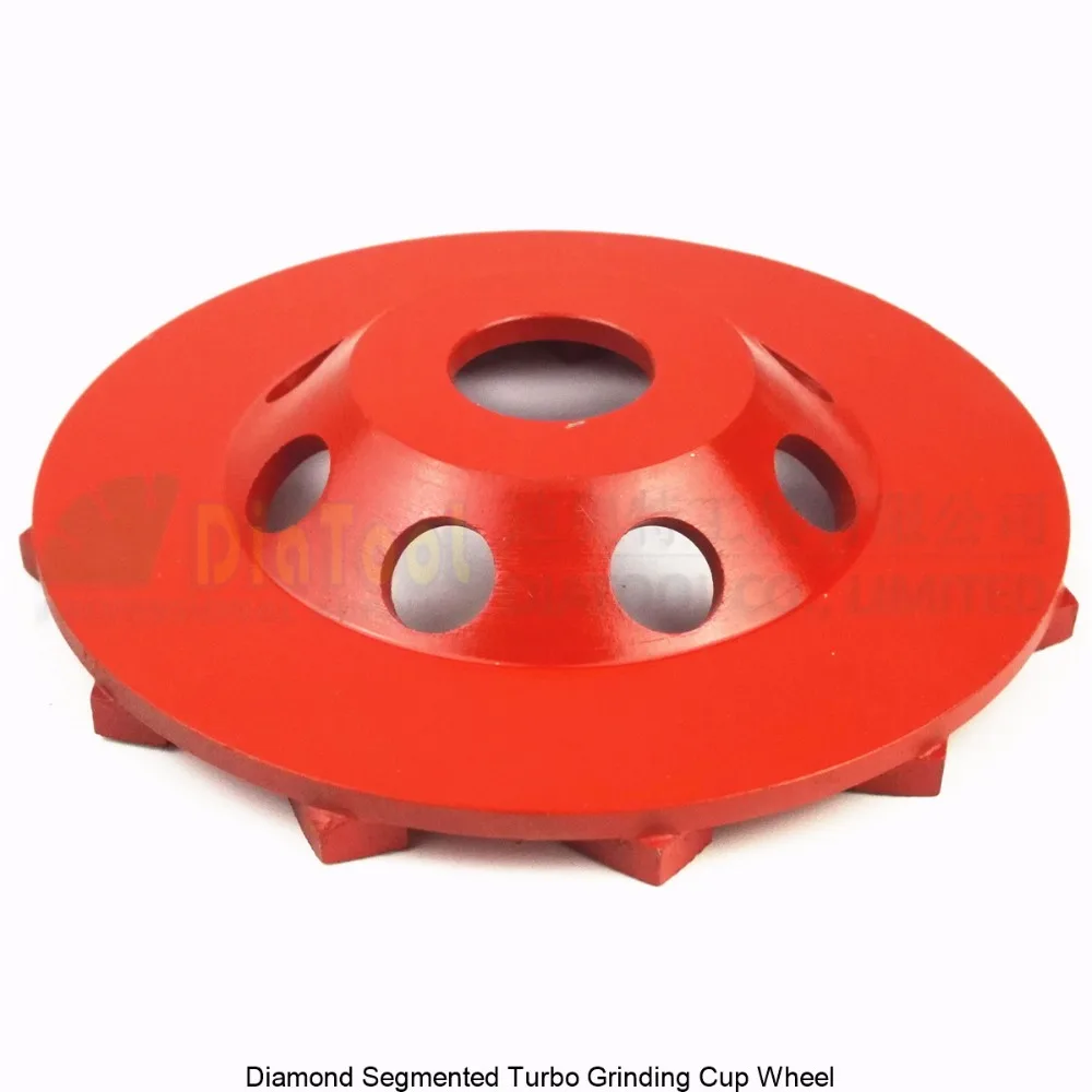 Diatool 2PK Диаметр 4.5 &quot(115 мм) алмазных чашка для бетона шлифовальный диск Члениковые
