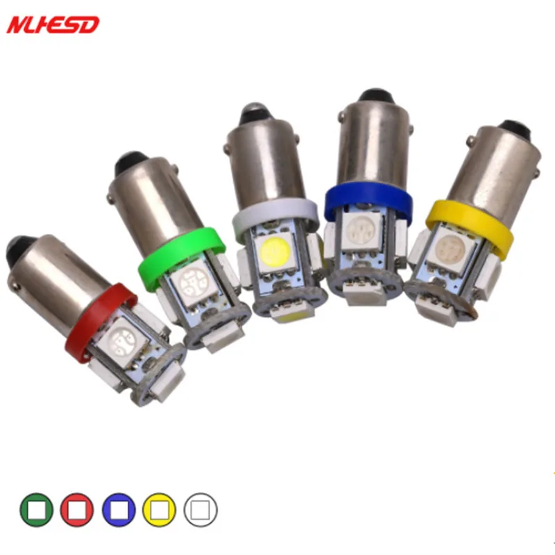 

10Pcs T11 BA9S Canbus Error Free 5050 SMD 5 LED 5SMD Car Light Bulbs Turn Signal LED 12V Tail lights T4W 3886X H6W 363 Dome Lamp