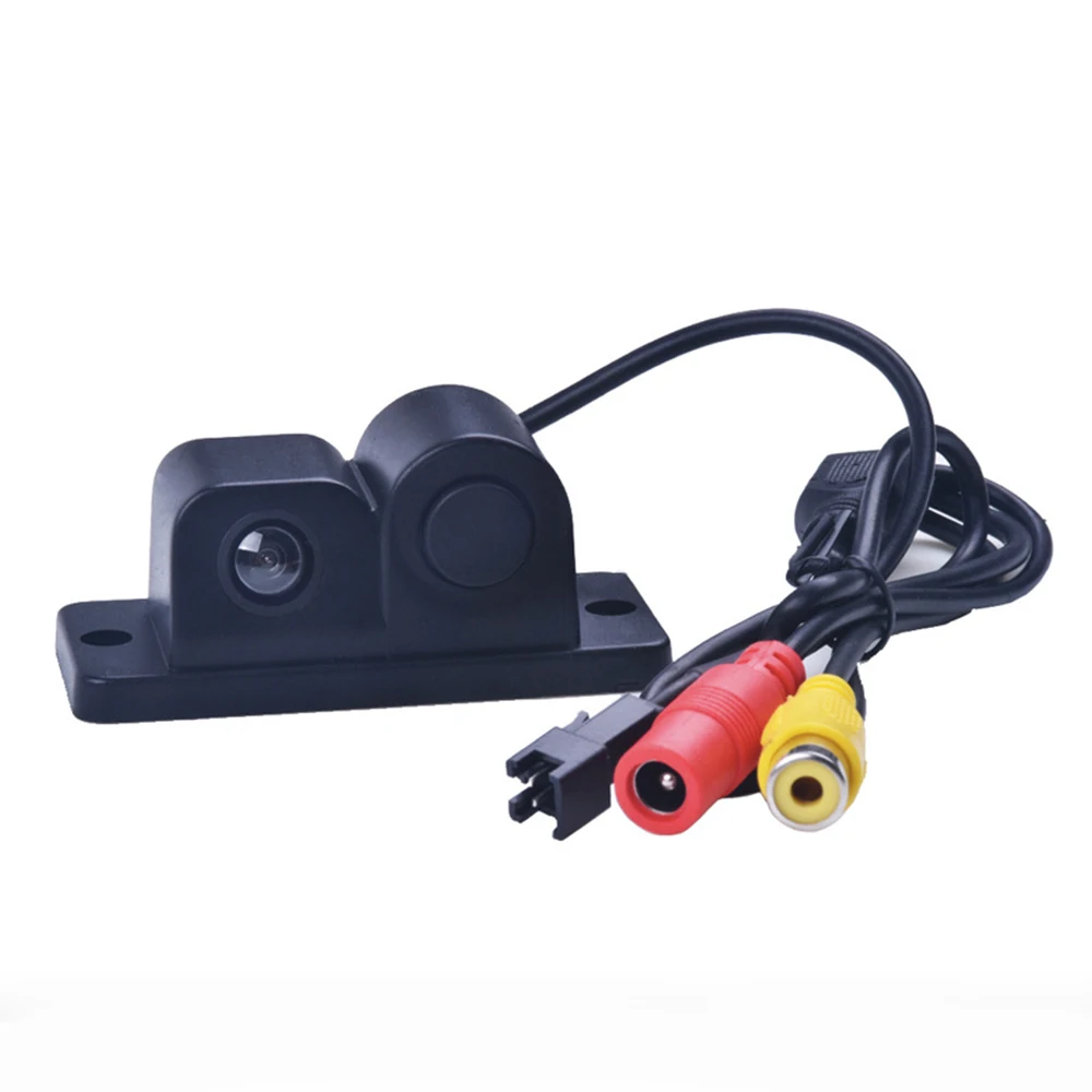 

New 2 In 1 Auto Parktronic Sound Alarm Car Reverse Backup Video Parking Sensor Radar With HD Reversing Rear View Camera for Cars