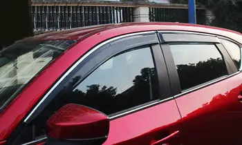 

Window Visor Vent Shades Sun Rain Guard 4pcs For Mazda CX-5 2017 - 2018