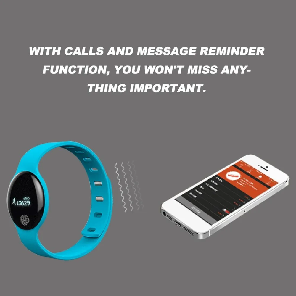 H8 Smartband Водонепроницаемый Bluetooth умный Спортивный Браслет фитнес трекер для