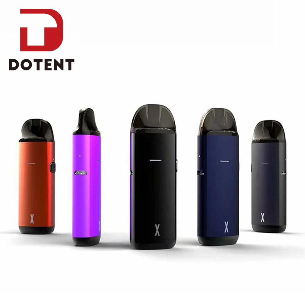

DOTENT MRPOD X Electronic Cigarette Starter Kit 750mAh Built-in Battery 2ml Pod Vape Cartridge 1.0ohm Replacement Coils Pen