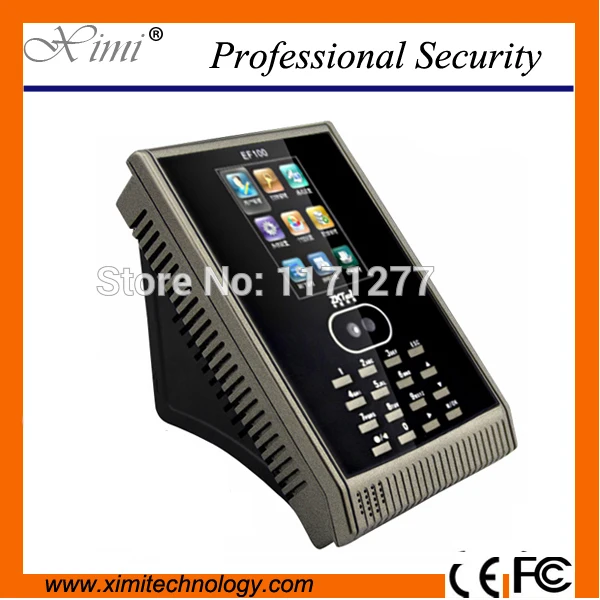

Free shipping TCP/IP biometric clock high-tech camera employee attendance device standalone face time attendance