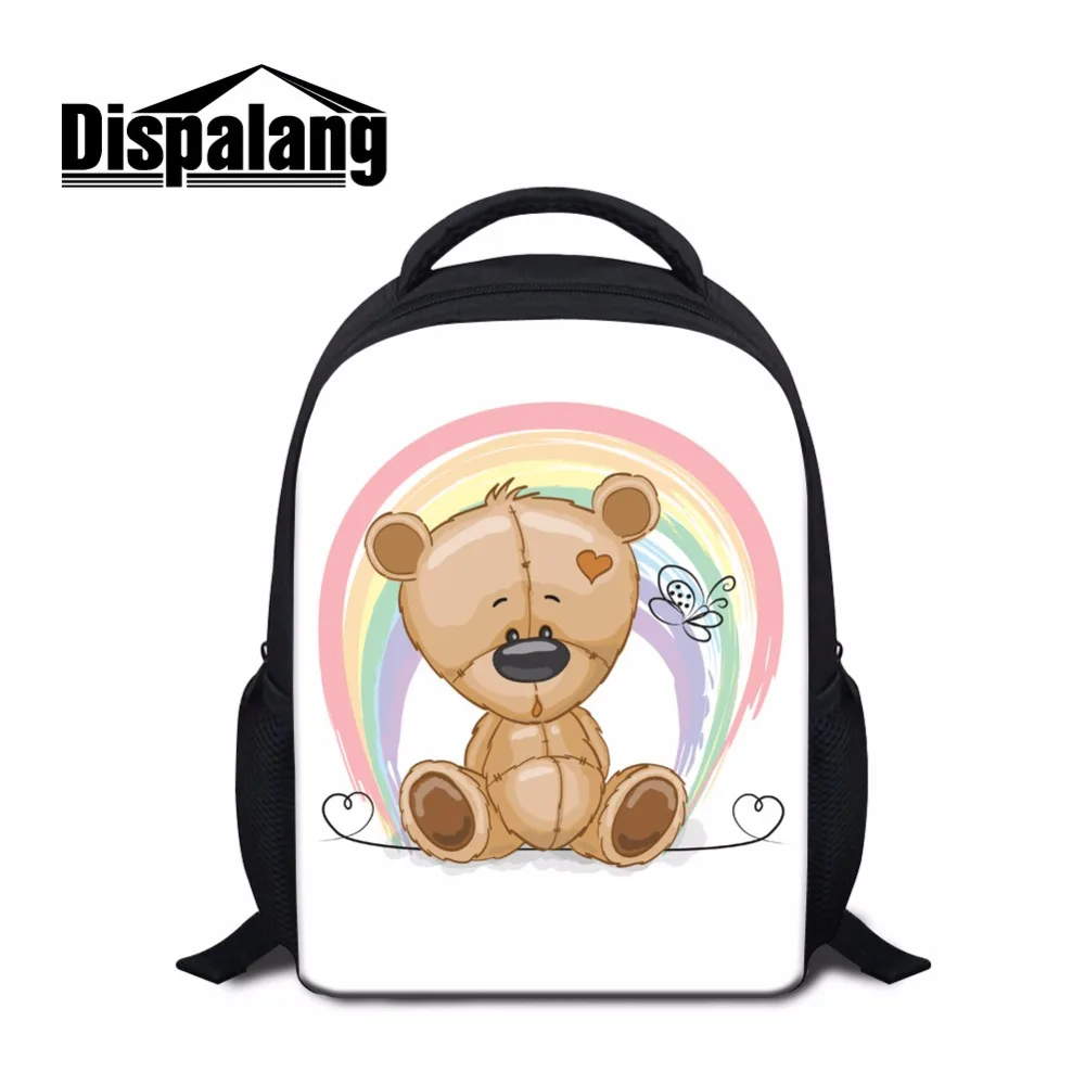Dispalang 12 inch Mini Bear backpack for Kids Cute Cartoon Bookbags