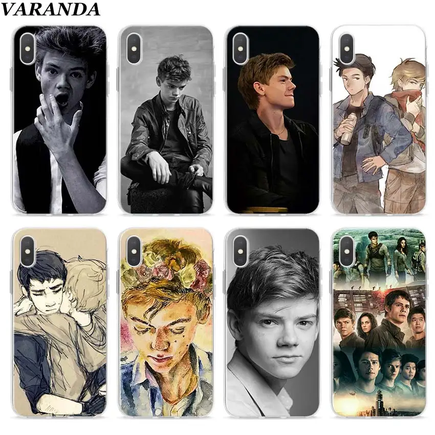 

Thomas Brodie Sangster Clear Silicone Case for Apple iPhone 7 8 Plus 6 6s Plus 5 5s X XR XS MAX TPU Soft cases Coque