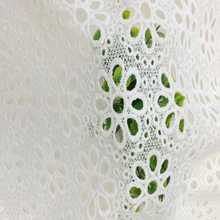 

Carved hole hollow Net yarn fabric embroidery lace mesh fabric wedding dress cloth DIY garment accessories curtains