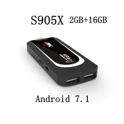 Android 7,1 mi tv box, 2 Гб оперативной памяти, 16 Гб встроенной памяти, H96 pro H3 шифровальщик ТВ Amlogic S905X tv box
