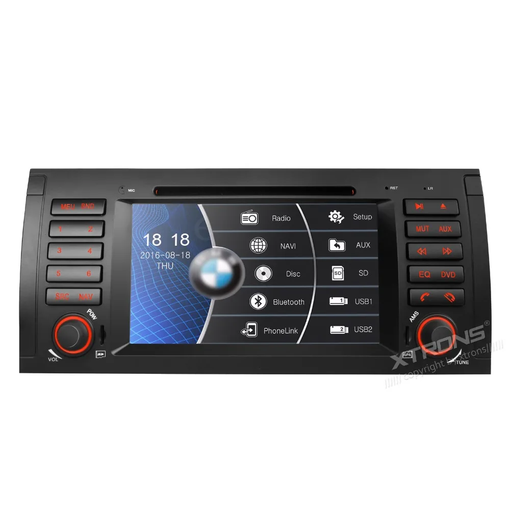 XTRONS 7 дюймов головное устройство 1 din WinCE dvd плеер автомобиля CANbus gps навигация для BMW