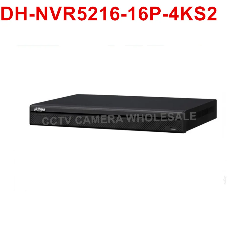 

English version NVR5216-16P-4KS2 16 Channel 1U 16POE ports 4K Network Vedio Recorder H.265