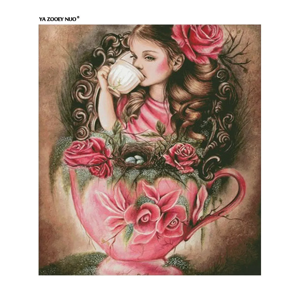 

5d diy Full Square drill Diamond Painting Cross stitch Coffee cups Rhinestone Diamond embroidery Mosaic home decor gift YU209