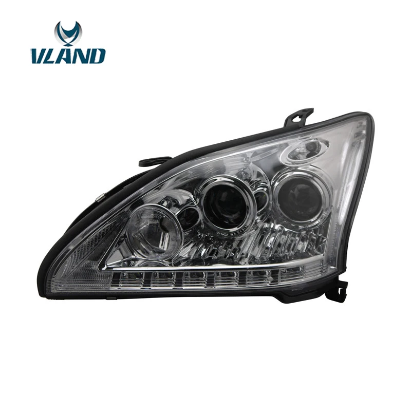 Светодиодная фара VLAND Factory для Lexus RX330 RX350 2004 2006 2008 2009 с ксеноновым объективом DRL