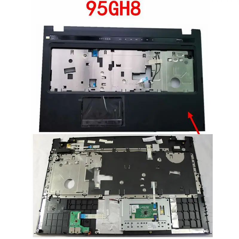 Новинка подставка для клавиатуры GZEELE DELL Vostro 3700 V3700 с сенсорной панелью верхняя