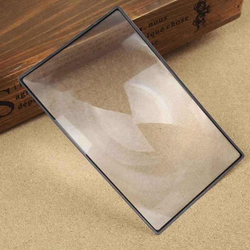 

3X Book Page Magnification 180X120mm Convinient A5 Flat PVC Magnifier Sheet Magnifying Reading Glass Lens Freeshipping