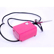 Портативный Аэрограф пистолет для декора татуировки Горячая 0,4 мм многоцелевой Аэрограф компрессор спрей Книги по искусству Краски пистолет комплект комплект