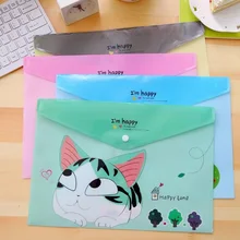 

335*230mm/Kawaii Happy Cat A4 File bag PVC waterproof Filebag/Document bag/DIY Stationery bag/office school supplies/wholesale