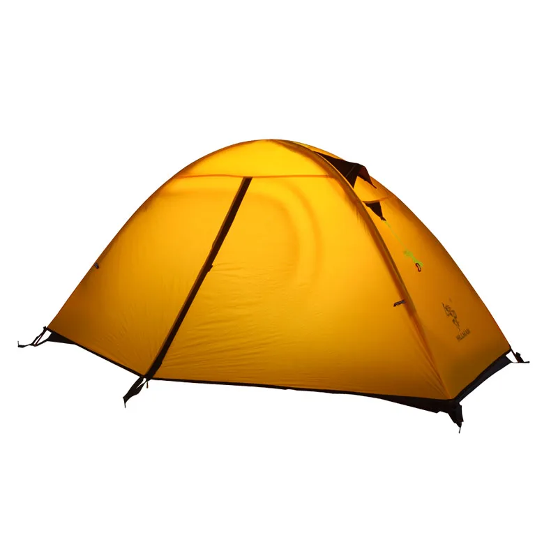 Сверхлегкий алюминиевый полюс Водонепроницаемый Анти-УФ 4 сезона палатки высокого качества Открытый Кемпинг палатка
