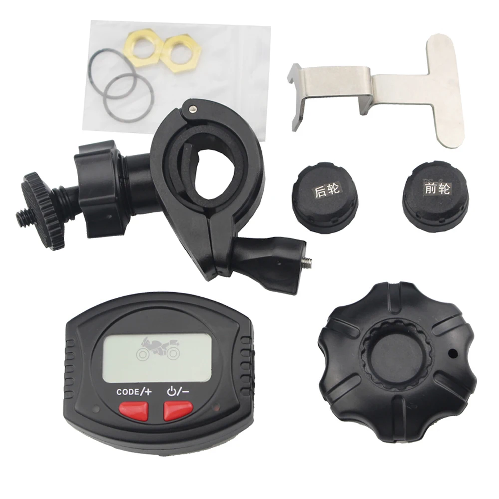 Motorcycle Wireless Tire Pressure Monitoring System Motorbike Handlebar