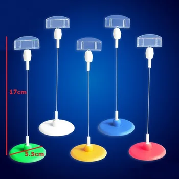 

20Pcs POP Adjustable Merchandise Sign Display Clip Holder Stand price advertising tag Swing