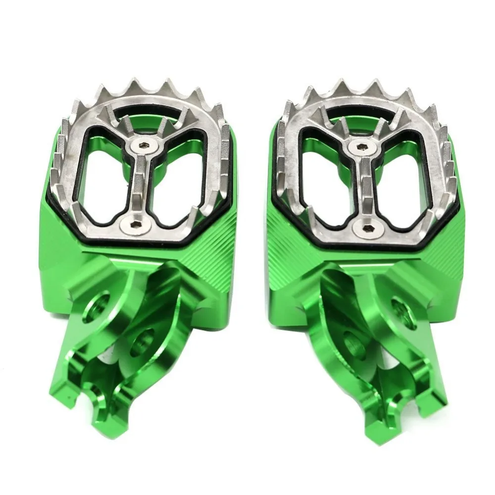 CNC MX подставка для ног Kawasaki KX250 KX250F KX450F KLX450 Dirt Bike Pit Footrests Peg Для Suzuki RMZ250 RM250|Подставки