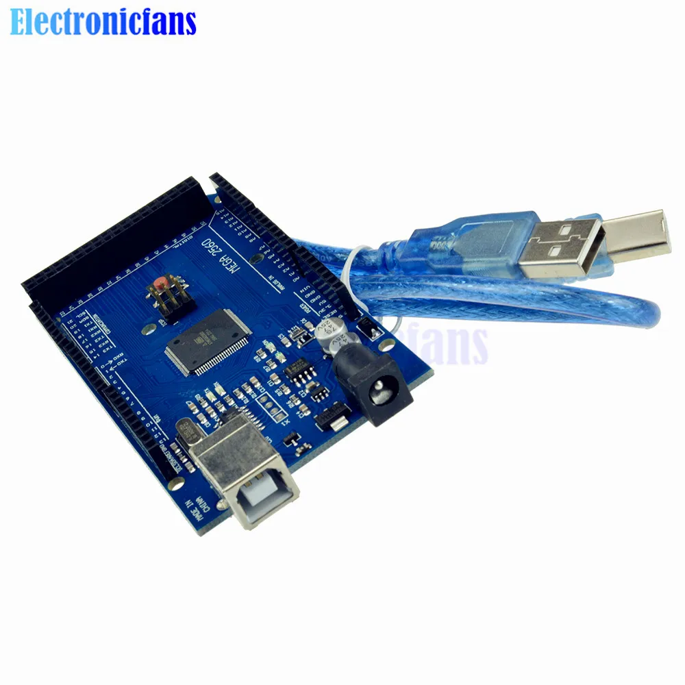 1 комплект Mega 2560 R3 Mega2560 REV3 Atmega2560-16AU CH340G Модуль платы драйвера 5 в 16 МГц 256кб USB порт памяти с кабелем наивысшего качества