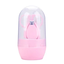 4 шт./компл. детские ножницы для ногтей комплект безопасности модные кусачки для ногтей комплект Триммер для новорожденных Уход за ногтями пальцев на руках и ногах, оболочки Ножницы для маникюра