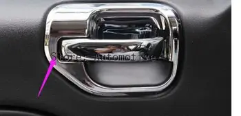 

4pcs Chrome Inner Side Door Handle Cover Moulding Trim Interior Accessories for jeep Compass 2011-2014