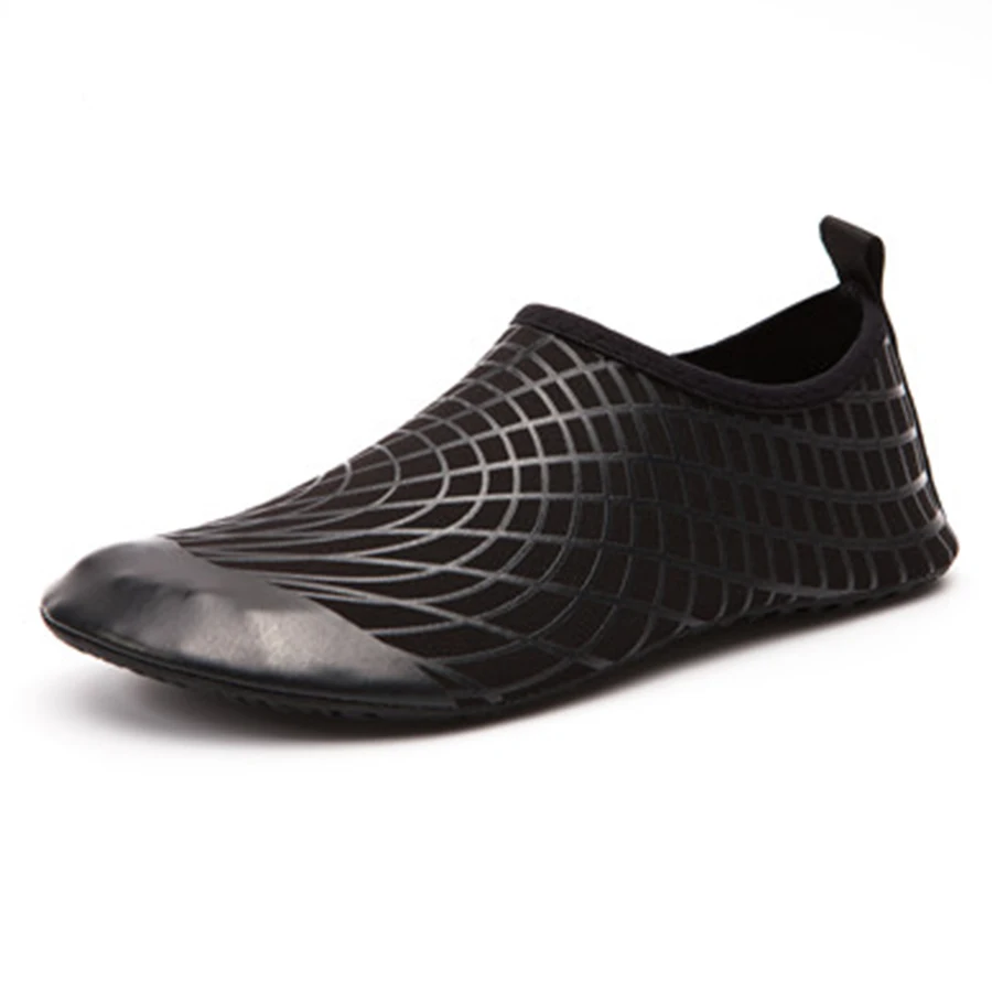 QEJEVI/Мужская и женская обувь Baech; быстросохнущая обувь черного цвета; водонепроницаемая обувь без шнуровки; удобная обувь для пляжа, бассейна, плавания, купания; кроссовки