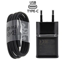 Адаптер зарядного устройства для путешествий+ кабель usb type C для samsung A5 A40 A50 M20 M30 A30 huawei P20 Pro lite htc 10 EVO U Play U11