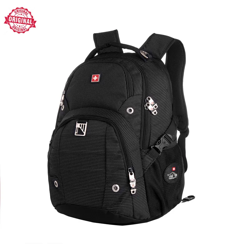

Suissewin Man backpack Mochila Escolar Hot Sale Fashion Brand Backpack Large Capacity Bag Multi-pocket For Computer Moch SW9217