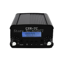 DHL 1W/7W LCD CZE-7C Power Stereo PLL FM Radio Broadcast Station Transmitter JF1108