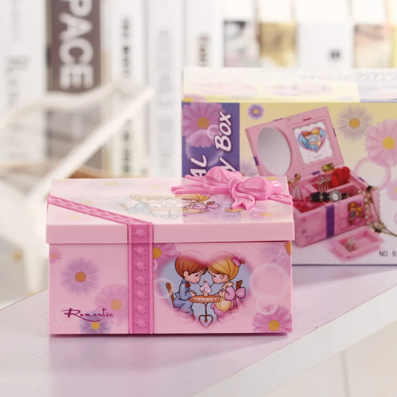 2017 Home Craft Jewelry Musical Box Mirror Girl dancing Music Box
