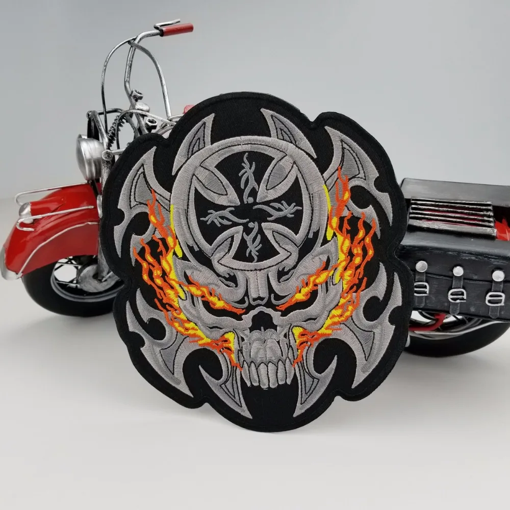 FULL BACKING PATCH custom free shipping motorcycle biker embroidered iron-on patch for jacket and vest (5)
