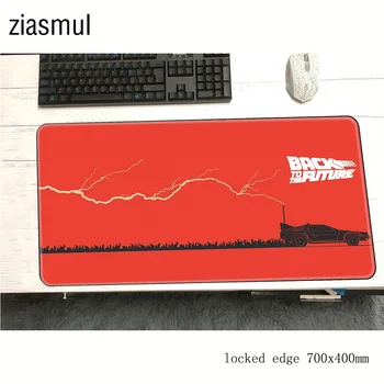 

back to the future padmouse 700x400x3mm gaming mousepad game anime mouse pad gamer computer desk wrist rest mat notbook mousemat
