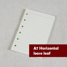 A7 вкладыш записная книжка заправка спиральная переплетная планировщик внутренняя страница внутри бумажная молочная еженедельная ежемесячная планировка сделать линию точка сетка
