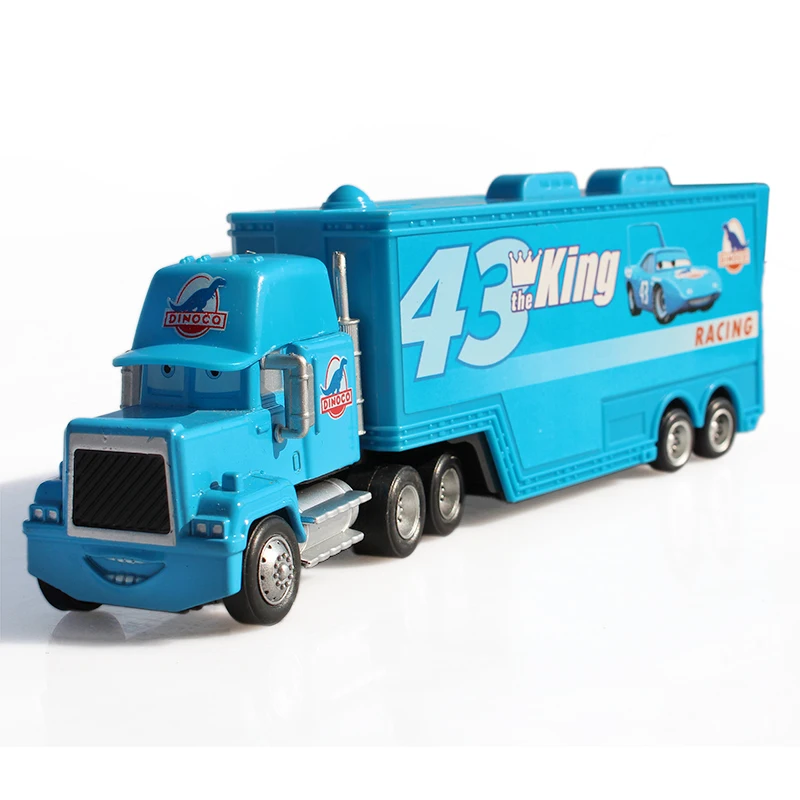 Disney Cartoon Cars Pixar Cars NO.43 Mark Truck The King Diecast 155