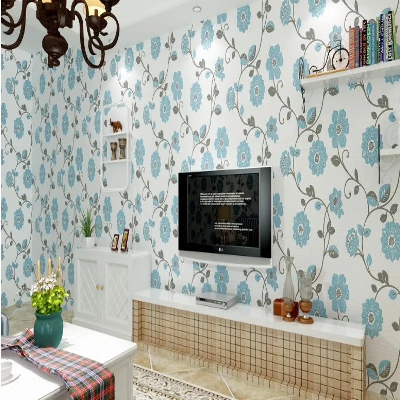 

Free Shipping Modern 3D Stereo Relief Nonwovens Wallpaper Bedroom Living Room hotel Background Wall paper