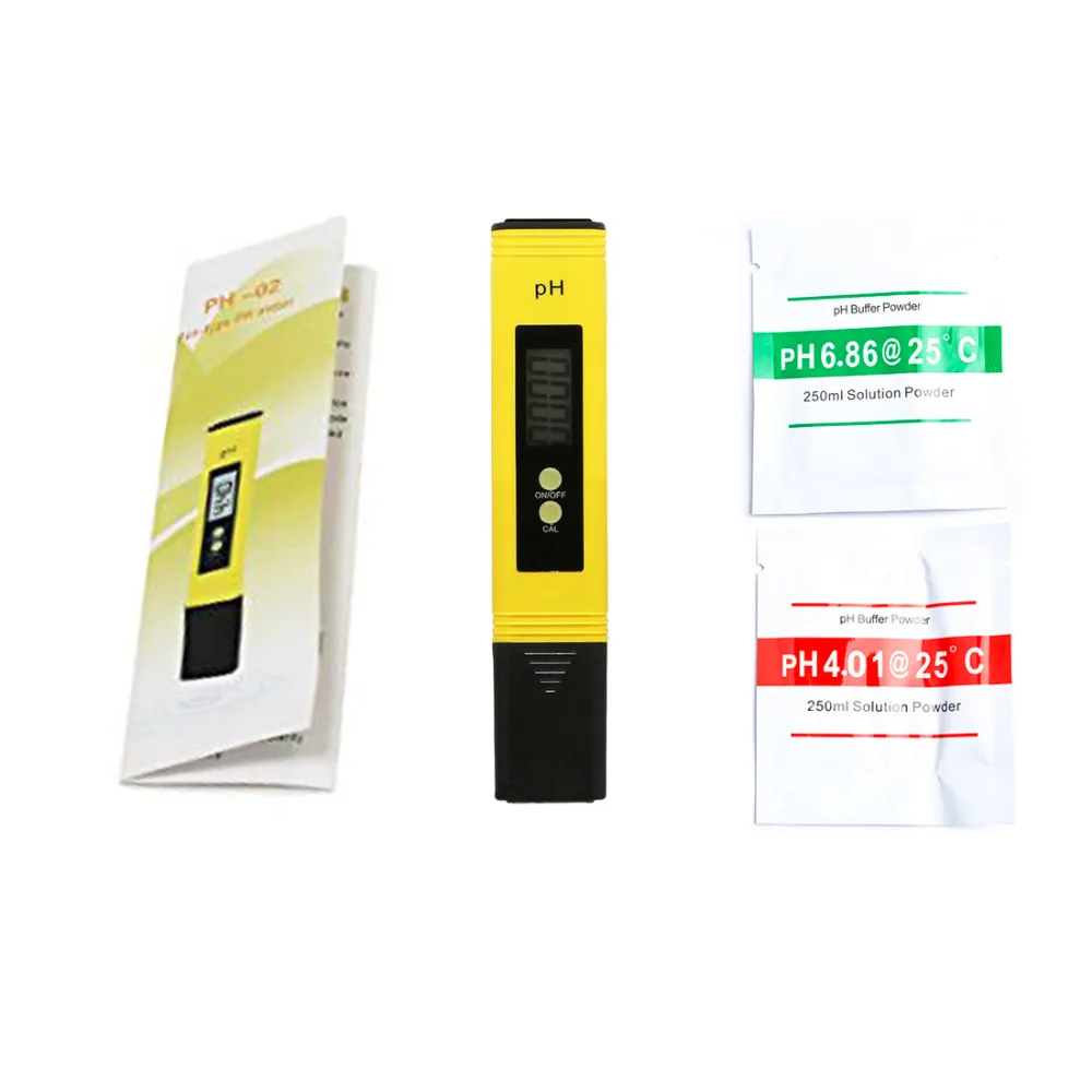 

New Arrival Protable LCD Digital PH Meter Pen of Tester Accuracy 0.01 Aquarium Pool Water Wine Urine Automatic Calibration