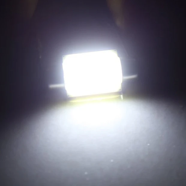3 Вт COB LED Автомобильный интерьер потолочный светильник лампа 36 мм белый DC12V|Фара