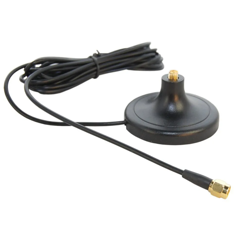 

Pure Cupper SMA Male to SMA Female USB WiFi Antenna Extension RG174 Cable with Magnetic Base for Router Network Card
