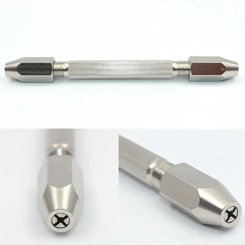 Hot Sale Drill Bit Mini Micro Brass Hand Drill Double Mouth Pin Vice