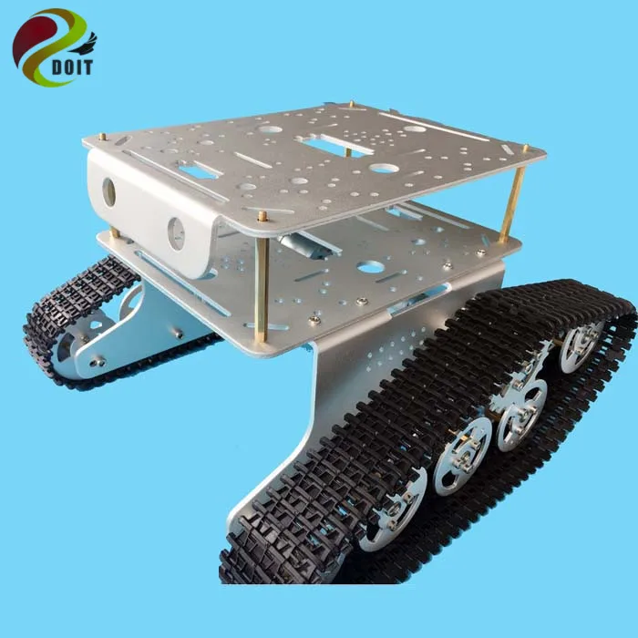 Двойная гусеничная модель танка TD300 Модель шасси автомобиля для робота Arduino