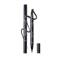 Двухсторонняя жидкая подводка Карандаш глаза макияж Водонепроницаемый 4 цвета Eye Liner Pen длительный косметика