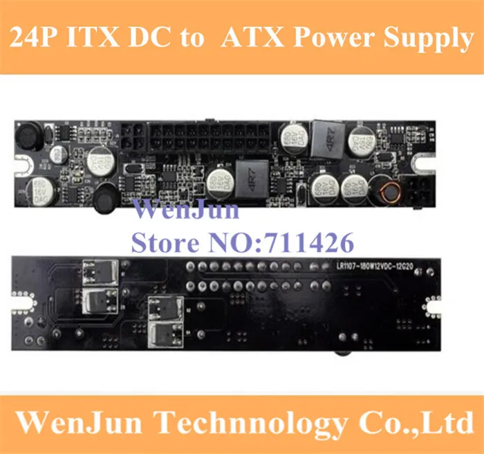 Realan DC ATX PSU 12 В 180 Вт Пико переключатель Pico 24pin Mini ITX для автомобиля atx Питание