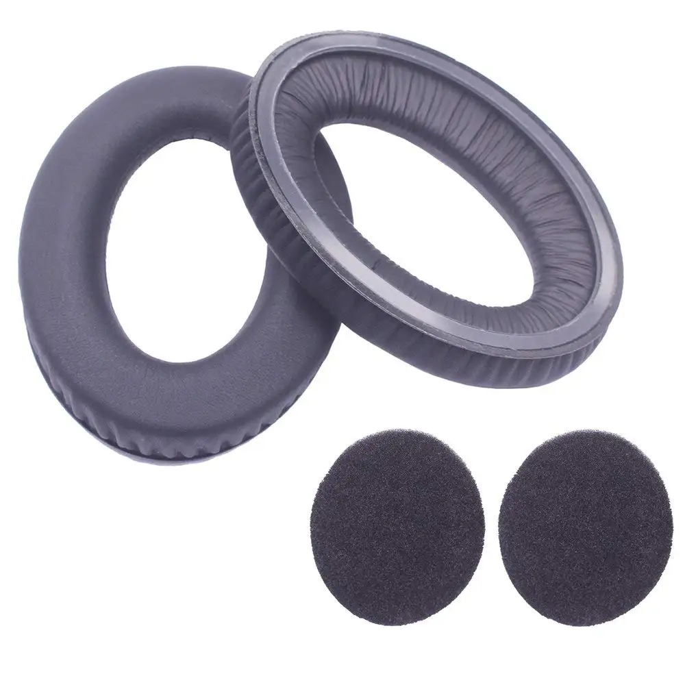 

Wantek Genuine Replacement Ear Pads Cushions for Sennheiser HD515, HD555, HD595, HD518,HD555B Headphones,Black