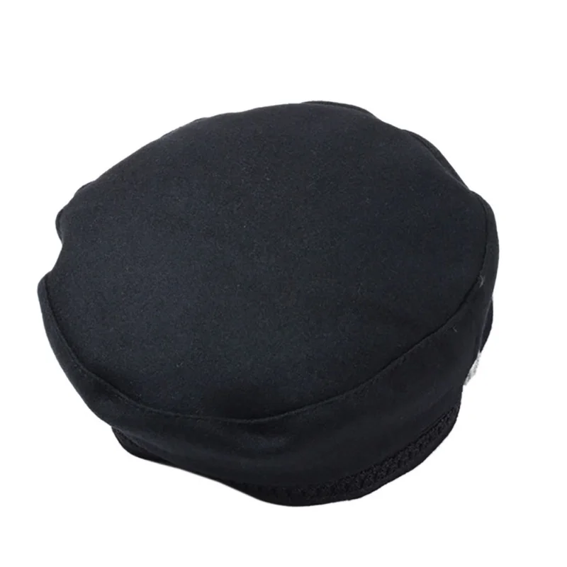 Outdoor Sport Hat Women Men Winter Hats Octagonal Cap Wool Button Cycling Caps Sun Visor Hat