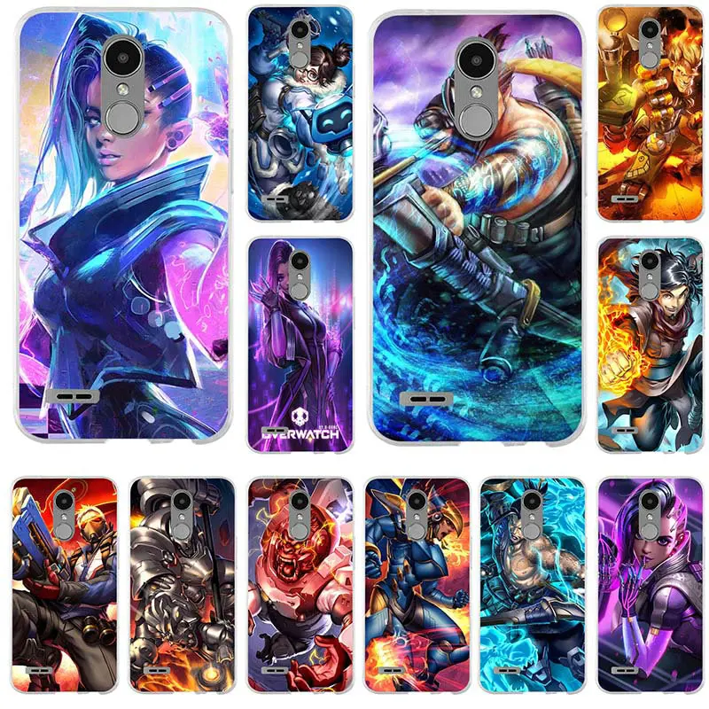 

Overwatchs OW Character Pharah Soft Phone Cases TPU for LG G2 G3 Mini G4 G5 G6 K4 K7 K8 K10 2017 V10 V20 V30 Nexus 5X Shell