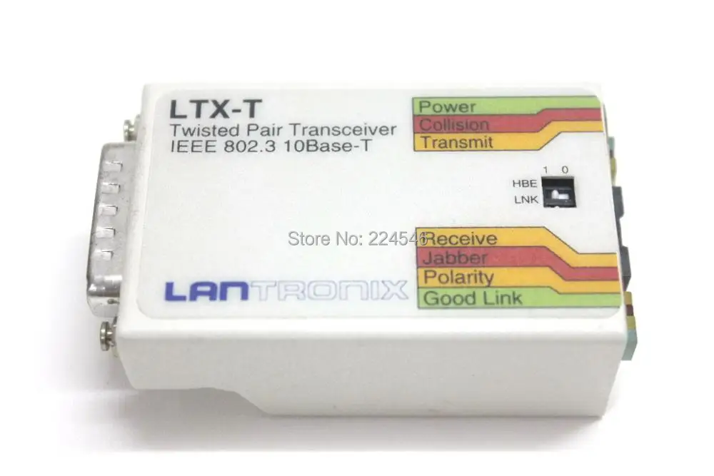

LTX-T Twisted Pair Transceiver IEE 802.3 10Base-T 0.3A/10-16VDC